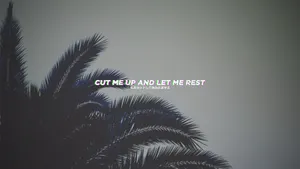 Lil Peep Cut Me Up Quote Wallpaper