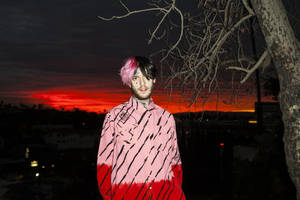 Lil Peep Sunset Photoshoot Wallpaper