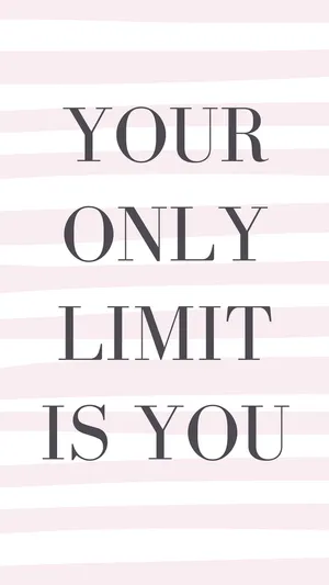 Limit Is You Motivational Quotes Iphone Wallpaper