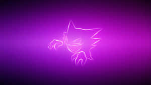 Line Art Haunter Wallpaper