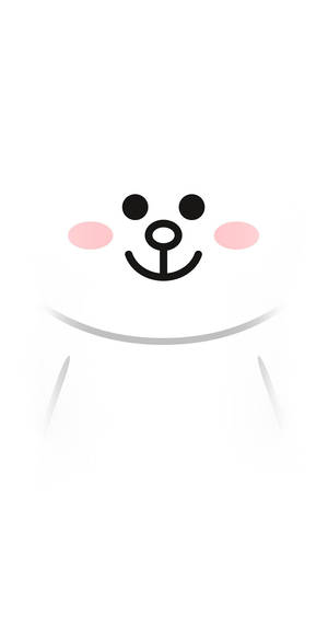 Line Friends Cony Minimalist Iphone Wallpaper