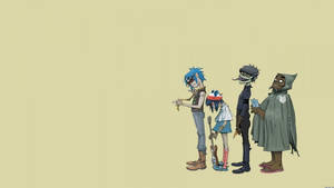 Line Up Gorillaz Wallpaper