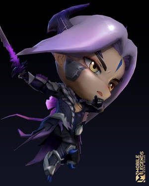 Ling Ml Night Shade Chibi Skin Wallpaper