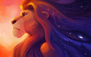 Lion King Mufasa Fan Art Wallpaper