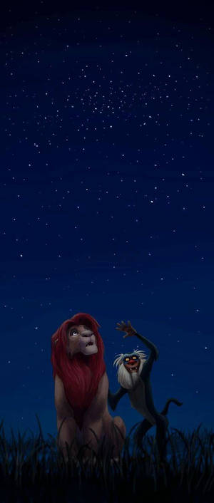 Lion King Rafiki And Simba Wallpaper