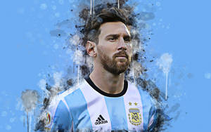 Lionel Messi Fan Art Wallpaper