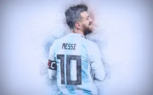 Lionel Messi Graphic Art Wallpaper