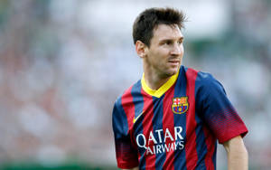 Lionel Messi Team Barcelona Wallpaper