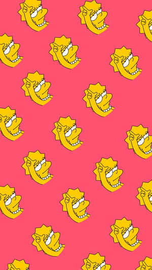 Lisa Simpson Aesthetic Portrait Wallpaper