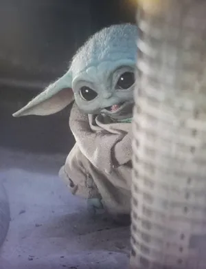 Little Baby Yoda Wallpaper