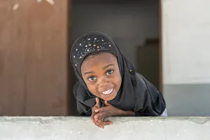 Little Girl In Tanzania Wallpaper