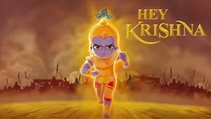 Little Krishna Hd Gold Armor Wallpaper