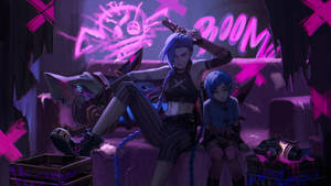 Little Powder And Jinx Desktop Wallpaper