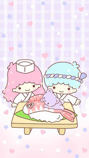 Little Twin Stars Chefs Wallpaper