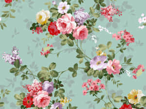 Live Life In Full Blossom With This Beautiful Flower Laptop Background! Wallpaper