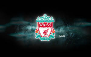 Liverpool Fc Cool Galactic Glitch Wallpaper