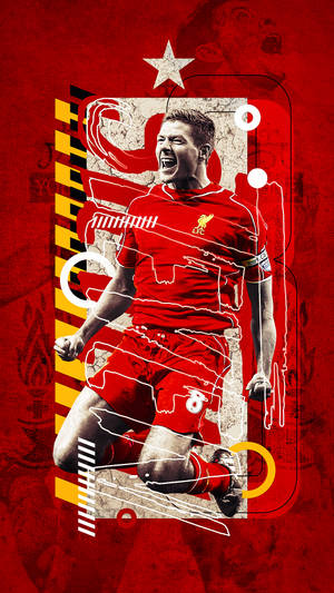 Liverpool Steven Gerrard Art Wallpaper