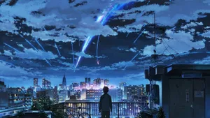Lo Fi Anime Your Name Cover Wallpaper