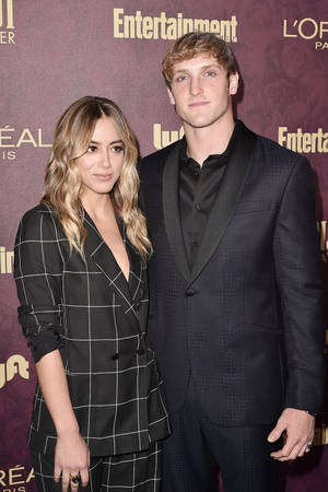 Logan Paul And Chloe Bennet Wallpaper