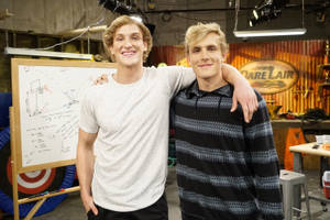 Logan Paul On Disney Sitcom Wallpaper