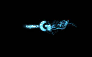 Logitech With Blue Smoke Wallpaper