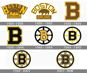 Logo Of The Boston Bruins Ice Hockey Team Wallpaper