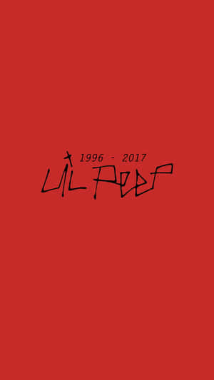 Logo Of The Late American Musician Lil Peep Wallpaper