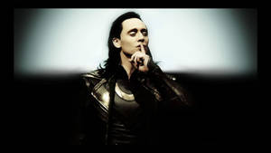 Loki Silence Hand Gesture Wallpaper