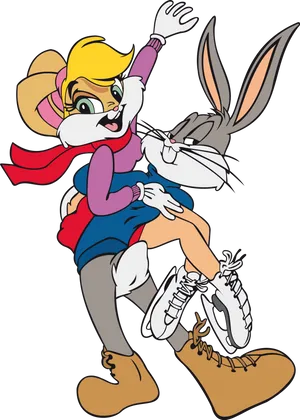 Lola Bunny In Action - Space Jam Wallpaper