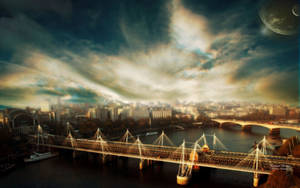London Scenery Bridge Wallpaper