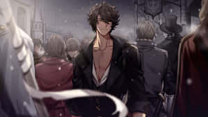 Lonely In The Crowd: A Portrait Of A Cool Sad Boy Wallpaper