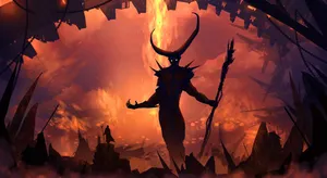 Long Devil Horns Wallpaper