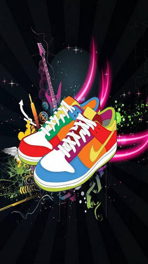 Look Fresh In This Cool Nike Shoe Wallpaper