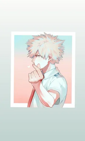 Look Great With Bakugo Phone Wallpaper