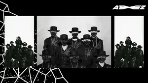 Look Stylish While You Work With Ateez Desktop! Wallpaper