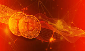 Look To The Future Of De-centralized Currency With Bitcoin Wallpaper