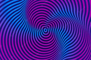 Looking Into The Psychedelic Colors Wallpaper