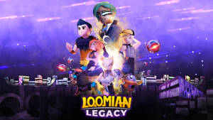 Loomian Legacy Purple Key Art Wallpaper