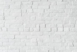 Lopsided White Brick Wallpaper
