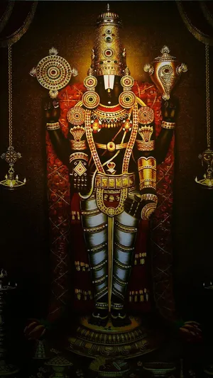 Lord Balaji Traditional Artwork Wallpaper