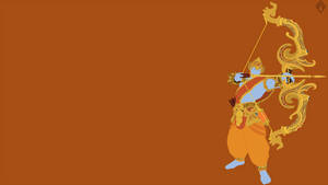 Lord Rama Vector Art Wallpaper