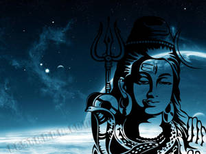 Lord Shiva Galaxy Wallpaper