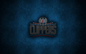 Los Angeles Clippers Metallic Background Wallpaper