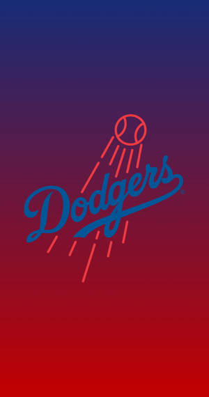 Los Angeles Dodgers Gradient Ombre Wallpaper