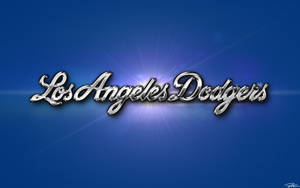 Los Angeles Dodgers Stainless Logo Wallpaper