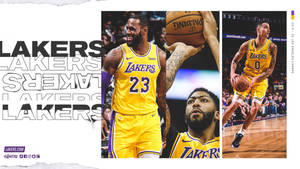 Los Angeles Lakers Collage Wallpaper
