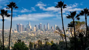 Los Angeles Morning Skyline Wallpaper