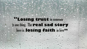 Losing Love Quotes Wallpaper