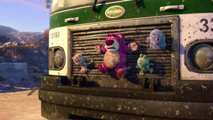 Lotso Tied On A Truck Wallpaper