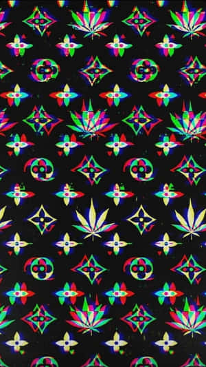 Louis Vuitton And High Cannabis Wallpaper